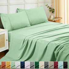 2100 Series 4 Piece Bed Sheet Set Hotel Luxury Ultra Soft Deep Pocket Bed Sheets