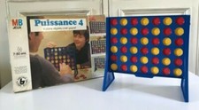 15✓Antique Power 4MB 4 Pawns Aligned Board Game Won!Year 1975