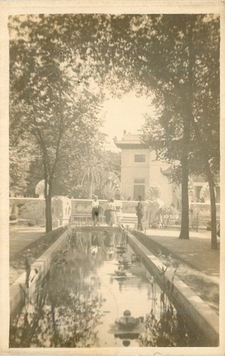 Jardin été vue du - —,