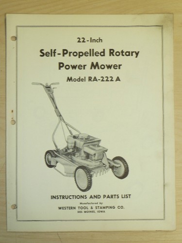 Western tool rotary mower - western,