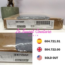 IKEA EKTORP Cover for footstool, Remmarn light grey 504.722.00 / 604.721.91