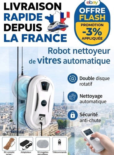 Robot nettoyeur vitres - nettoyeur, de