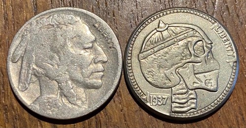 Lot pieces cents buffalo - 5,