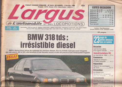 Argus 3443 bmw 318 - 318, /