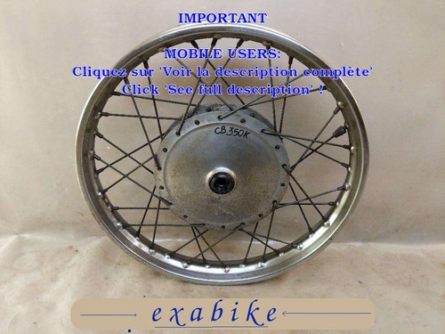 Roue avant pour honda - avant,