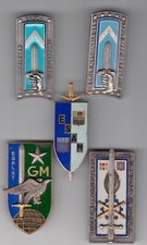 France Lot of 5 Military Badges 20th Century