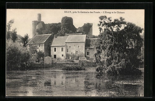 Cpa billy etang et le - billy,, l´etang