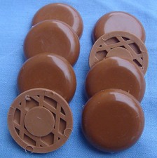 Lot de 16 Patins Glisseur Téflon de 30 mm,Sans Adhésif,à Coller définitivement