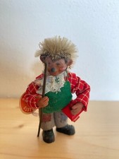 M370 PETER MECKI STEIFF PLUSH VINTAGE 1960s hedgehog hedgehog - lumberjack