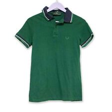 Polo Fred Perry Vert Uni Slim Fit - Taille S Homme