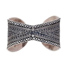 81stgeneration Argent Tribal Bracelet Grand Large Cuff