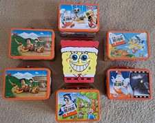 ? Lot of 7 Ferrero Kinder Metal Advertising Boxes