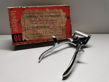 old mechanical manual mower GV LA COUPE QUITOND n°42 guyonneau FRANCE