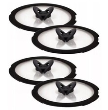 SET 4 COUVERCLES EN VERRE