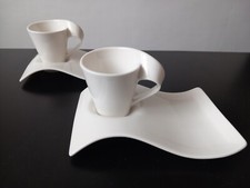 Duo de tasse à café Blanche