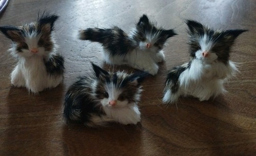 Figurine chat 4 chats en - ,