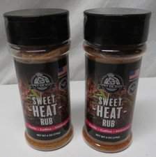 Pit Boss BBQ Barbeque Sweet Heat Rub ~ Garlic Coffee Molasses 6 Oz Lot Of 2