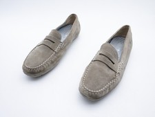 Sioux Homme Mocassins Chaussure Basse D'Été Cuir Gris Gr. 40 Eu Art. 34608-80