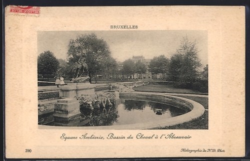 Cpa bruxelles square - cpa,