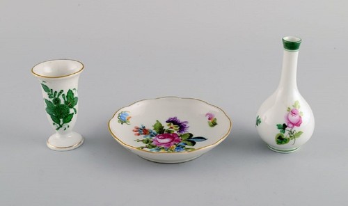 Deux vases miniatures herend - deux,
