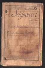 military booklet class 1888 (with mobilization booklet) (P45291)