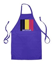 Belgique Code Barre Style Drapeau - Unisexe Enfants Tablier - Bruxelles Belge