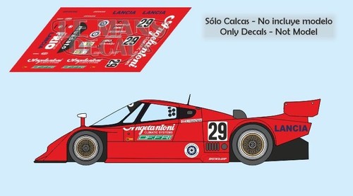 Autocollants lancia lc2 - lancia, le