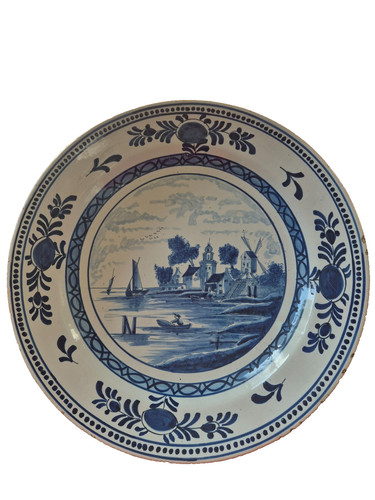 Plat delft epoque xixème - plat,