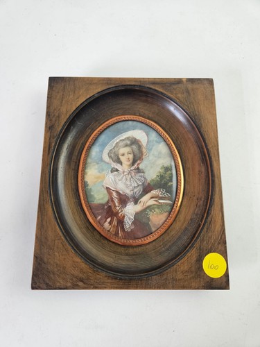 Anciène peinture miniature - peinture,