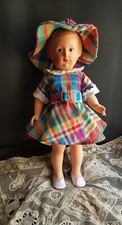 nice French doll set fashion & works 1954 or other antique doll