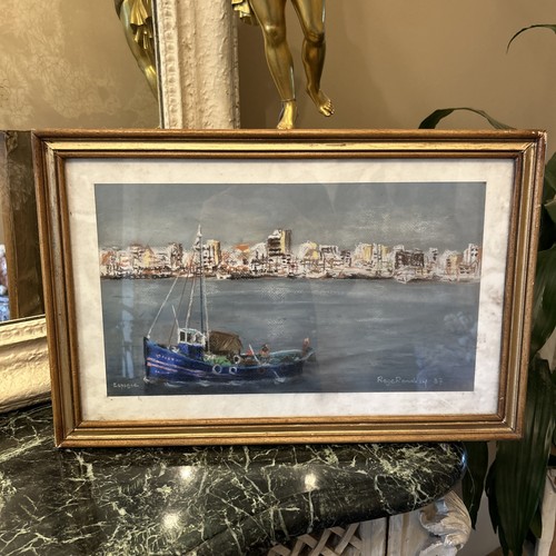 Tableau aquarelle ancienne - aquarelle,