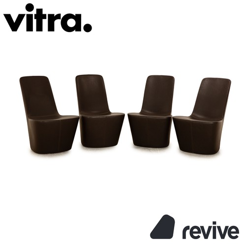 Vitra monopod cuir fauteuil - monopod,