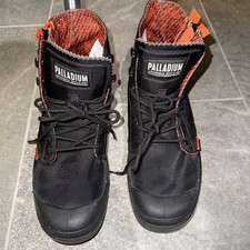 Palladium Pampa Unlocked Unisex Lace Up Ankle Boots In BlackSize US 10 D