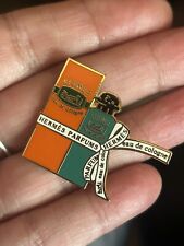 HERMES Pin badge BROOCH PARFUMS 1.06" x 1.37" From ENGLAND UK Unisex Designer