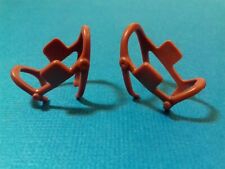 Playmobil Western - *2 halter blinders brown red horses 99 hitch