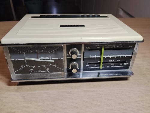 Radio réveil vintage bayard - vintage,