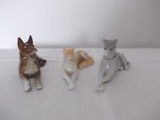 German or Malinois Shepherd Statue Group, Barzoi, Doberman Collection