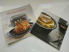 Tupperware 2 Livret Livre Ultra Pro 1.5 Et 2.5 Et 2 Et 3.5 L Collection Ancien 