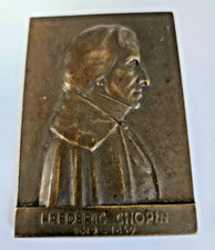 PLAQUE MEDAILLE BRONZE