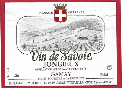 112 etiquette vin savoie - vin,