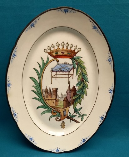 Lyon 1877 imposant plat - 1877,