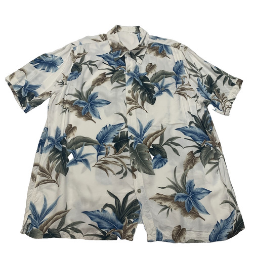 Chemise hawaïenne blanche - hawaïenne,