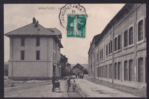 Carte beaulieu avec cachet - carte,