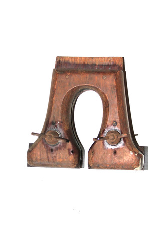 Etau moule ancien bois - en,