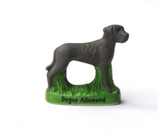 cyb  - Fève mate et brillante  chien Dogue Allemand -v11