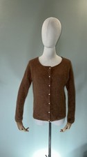 Sezane Women's Gaspard Brown Cardigan Size S