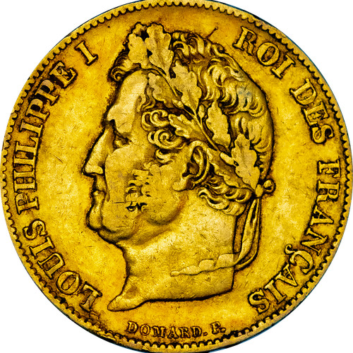 Restauration francs or - -, 20