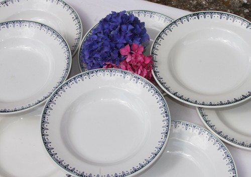 Lot assiettes creuses - assiettes,