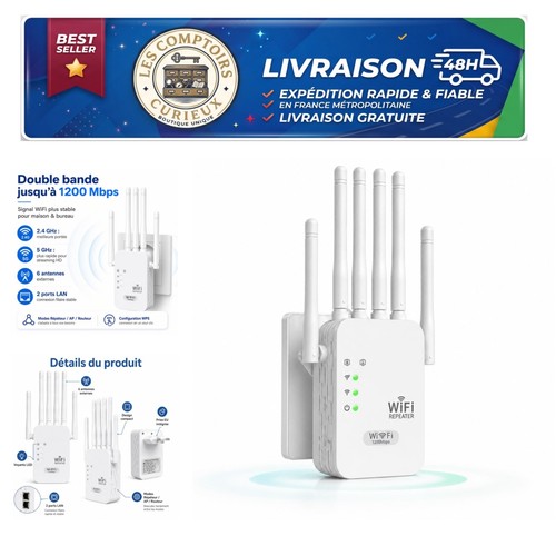 Répéteur wifi 1200mbps - répéteur,