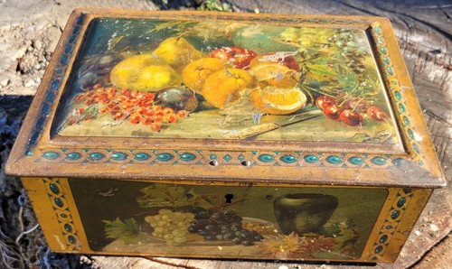 Boîte tôle lithographiée - tôle,